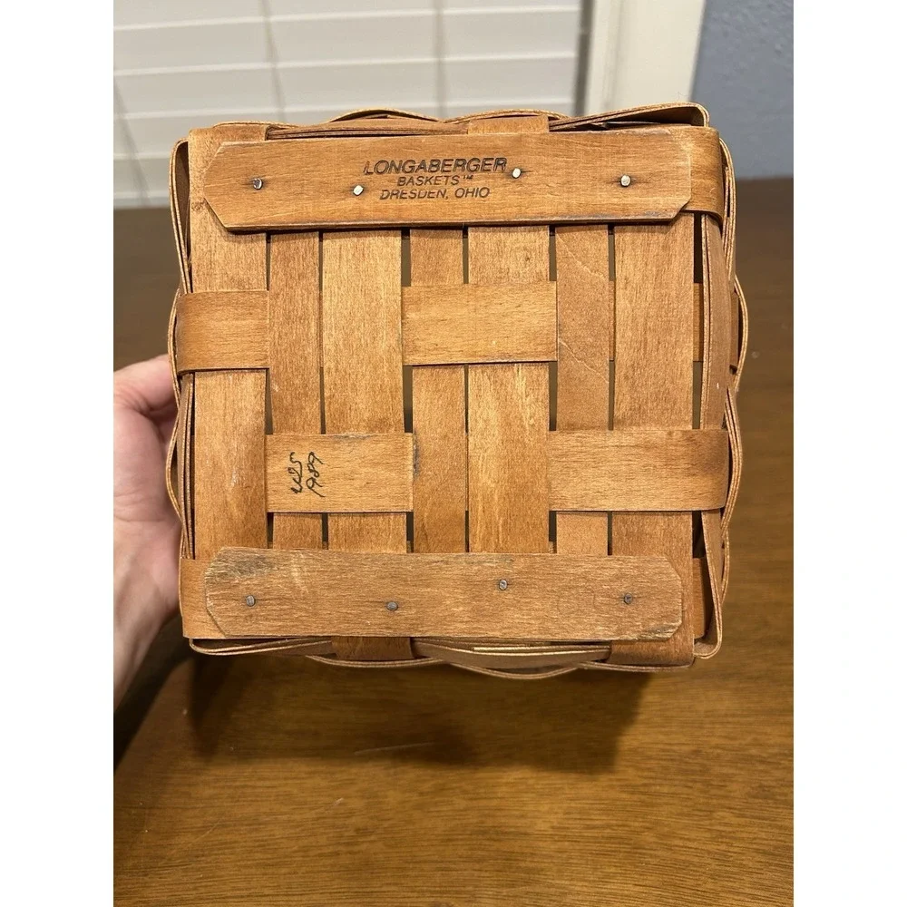 Longaberger 1989 Rectangle Basket (6.5